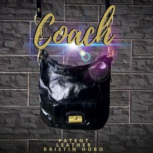 Coach Patent Leather “Kristen” Hobo